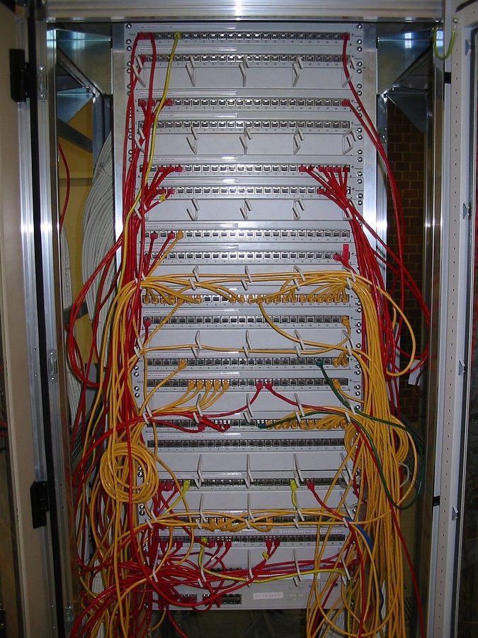 Network Patch Panel kabel jaringan